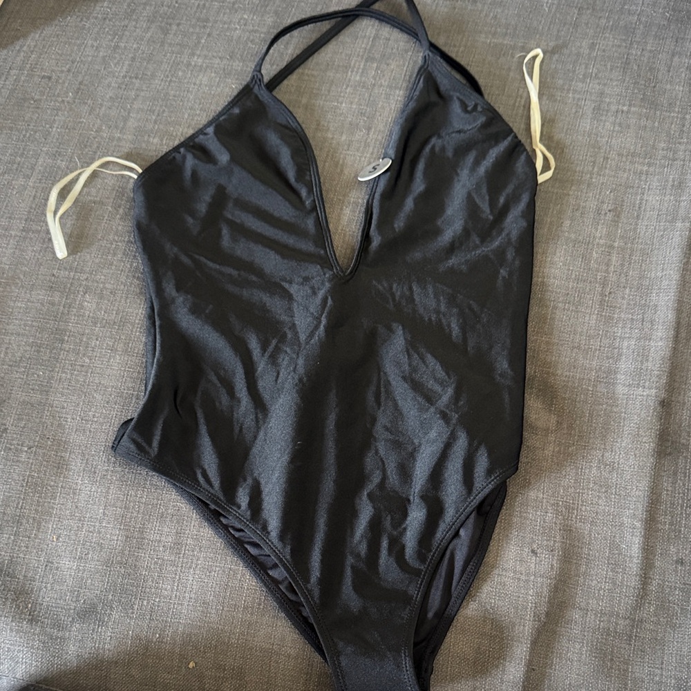 Forever 21 Black One Piece Swimsuit